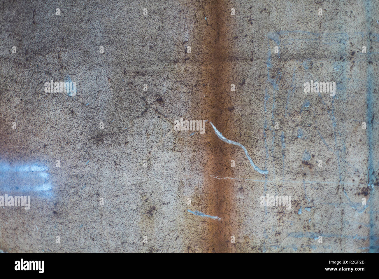 Un grungy vecchio texture in calcestruzzo di colore grigio, possono essere utilizzate in progettazione grafica Foto Stock