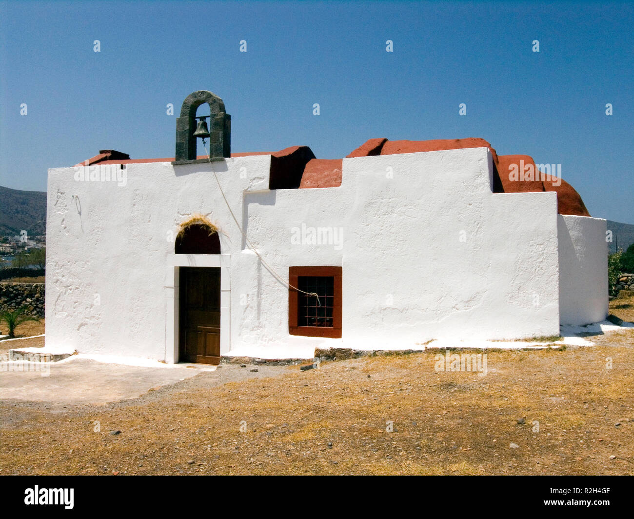 Chiesa di Analipsis Elounda Crete Foto Stock