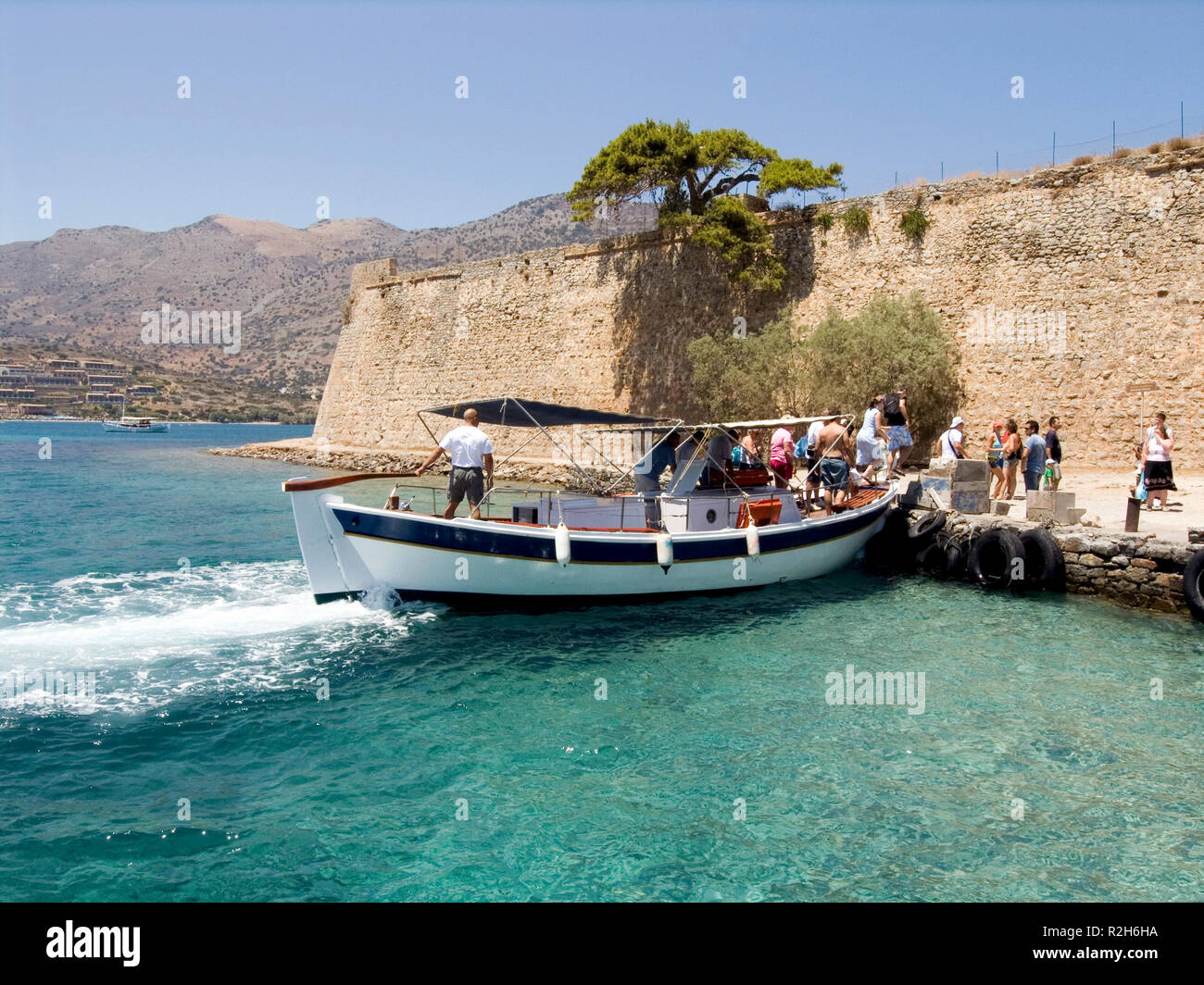 Spinalonga, Creta Foto Stock