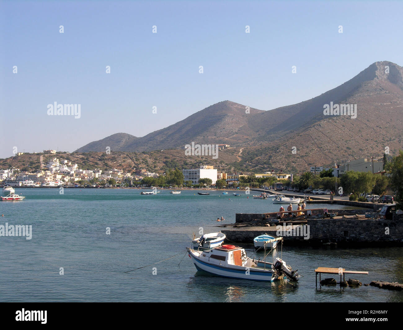 Elounda, Creta Foto Stock