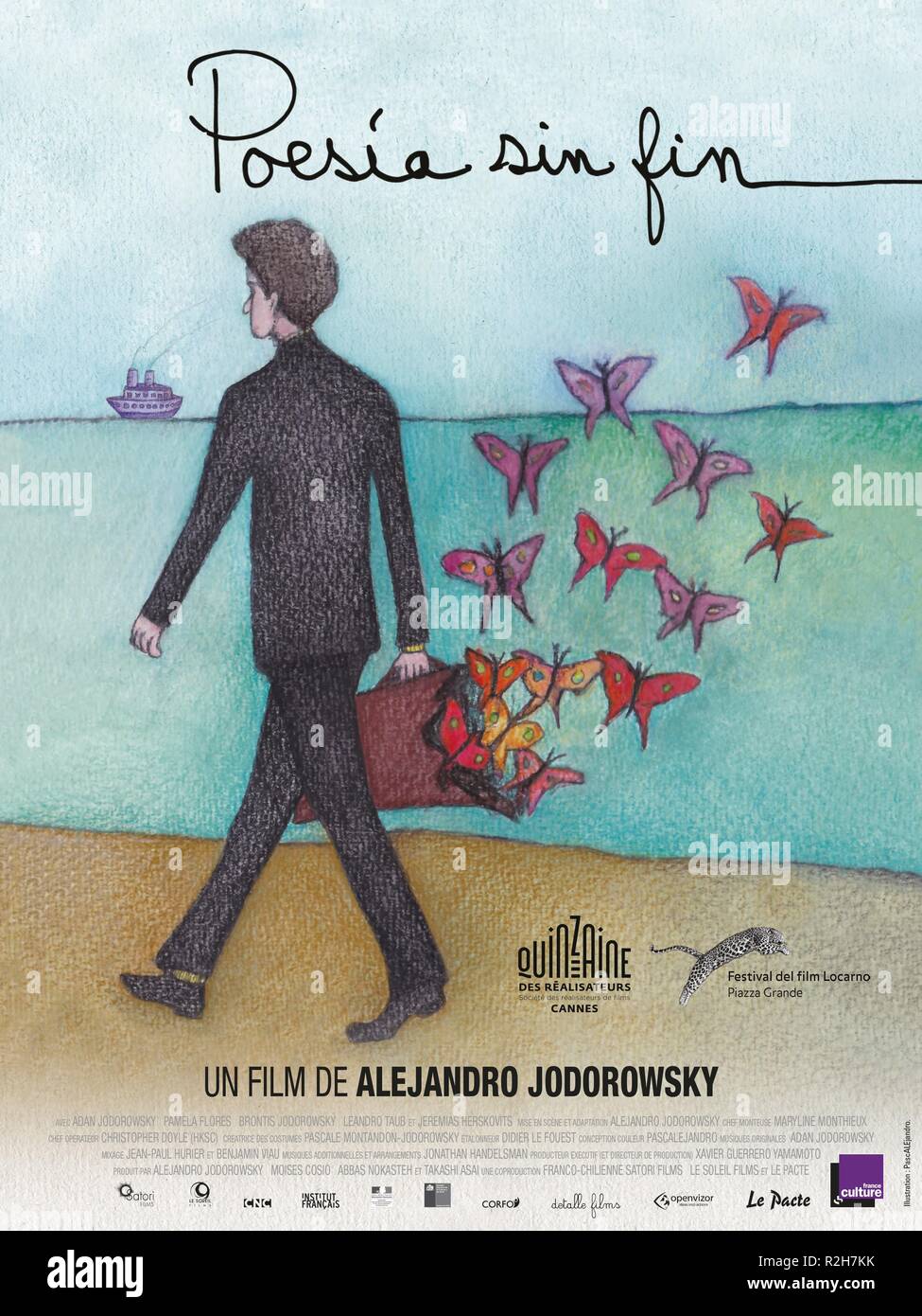 Poesia sin fin infinita poesia Anno : 2016 Francia / Cile / UK Direttore :  Alejandro Jodorowsky poster (Fr Foto stock - Alamy