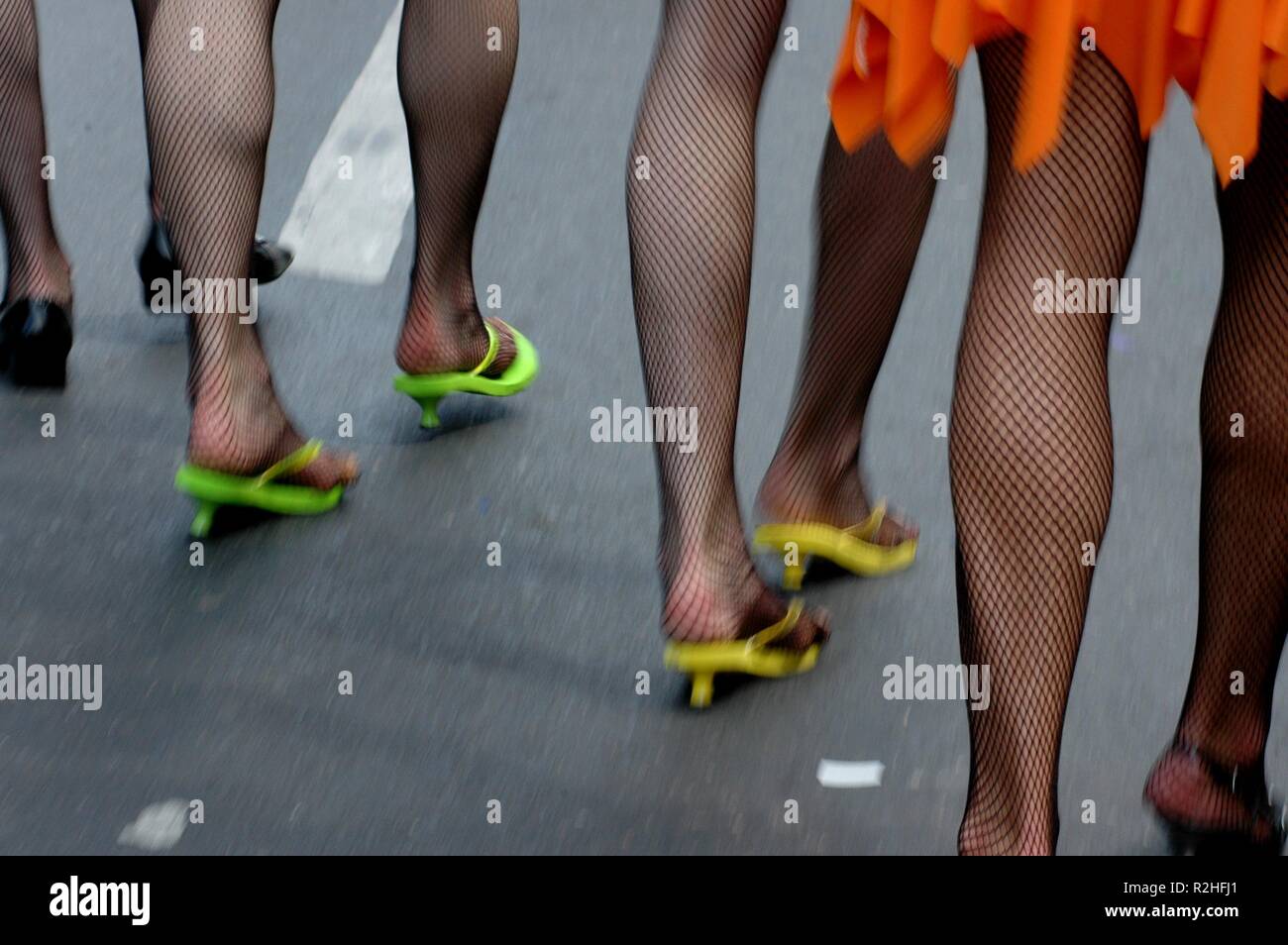 gambe Foto Stock