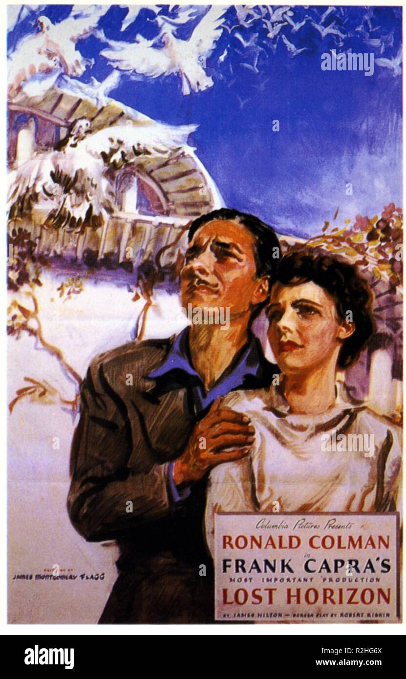 Orizzonte Perduto Anno : 1937 USA Direttore : Frank Capra poster (USA) Foto Stock