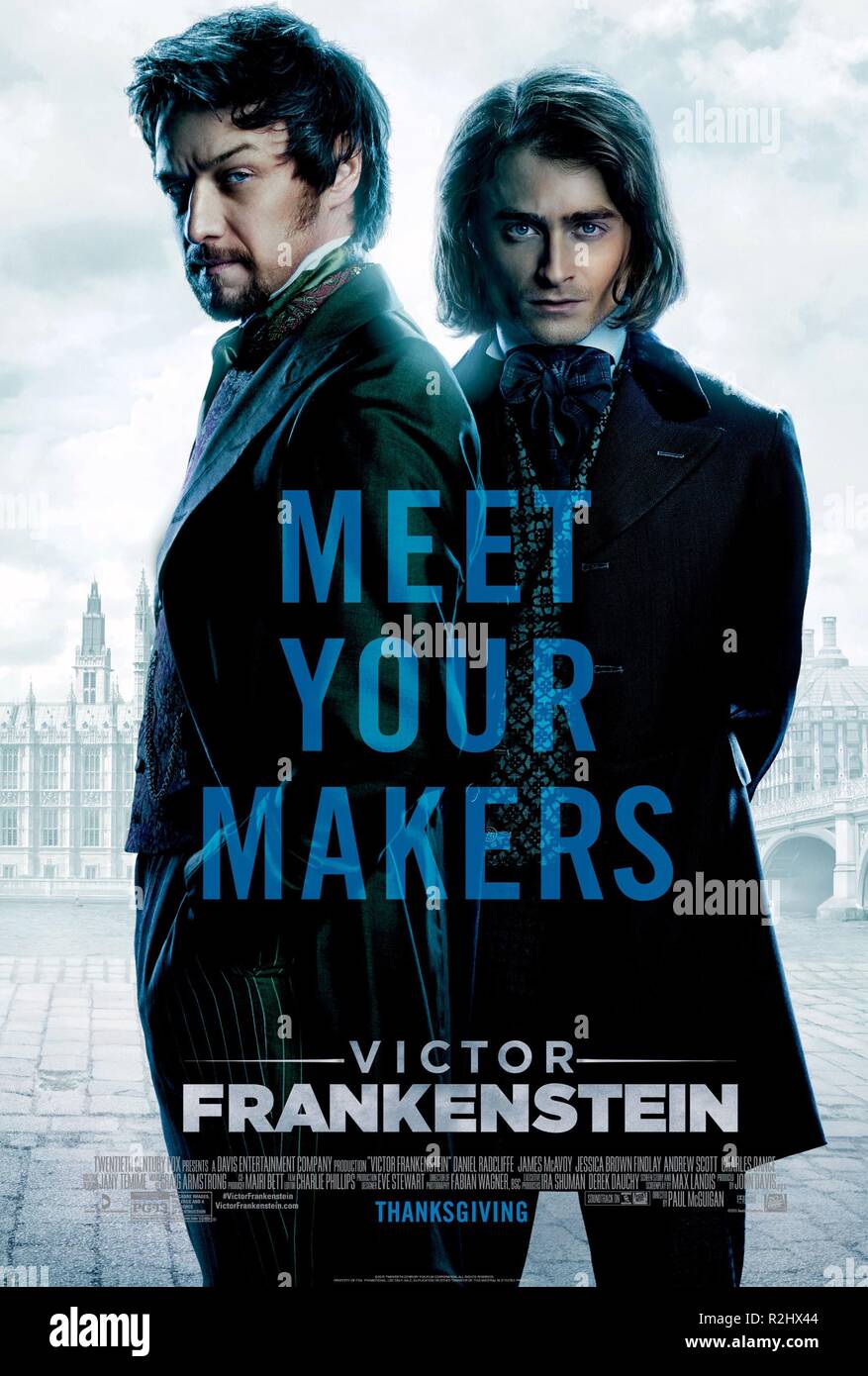 Victor Frankenstein Anno : 2015 USA Direttore : Paul McGuigan James McAvoy, Daniel Radcliffe poster (USA) Foto Stock