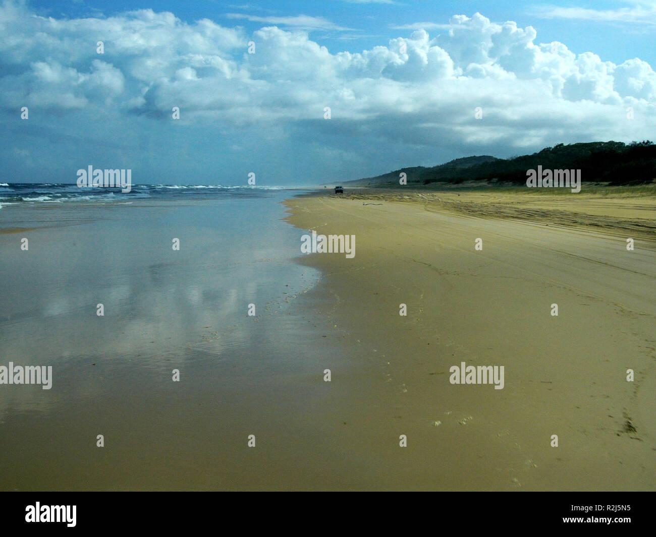 pista di sabbia Foto Stock
