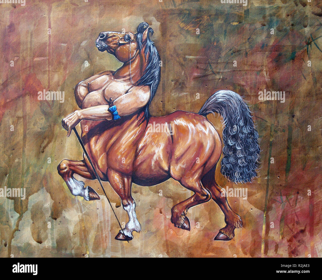 Centauro inusuale. Foto Stock