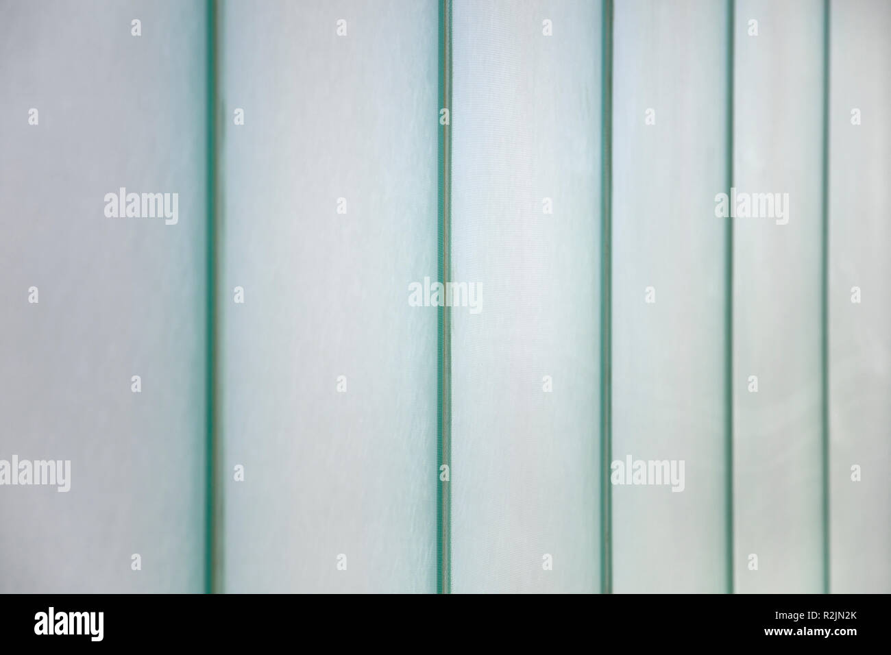 Primo piano dettaglio delle lastre di vetro sullo sfondo Foto Stock