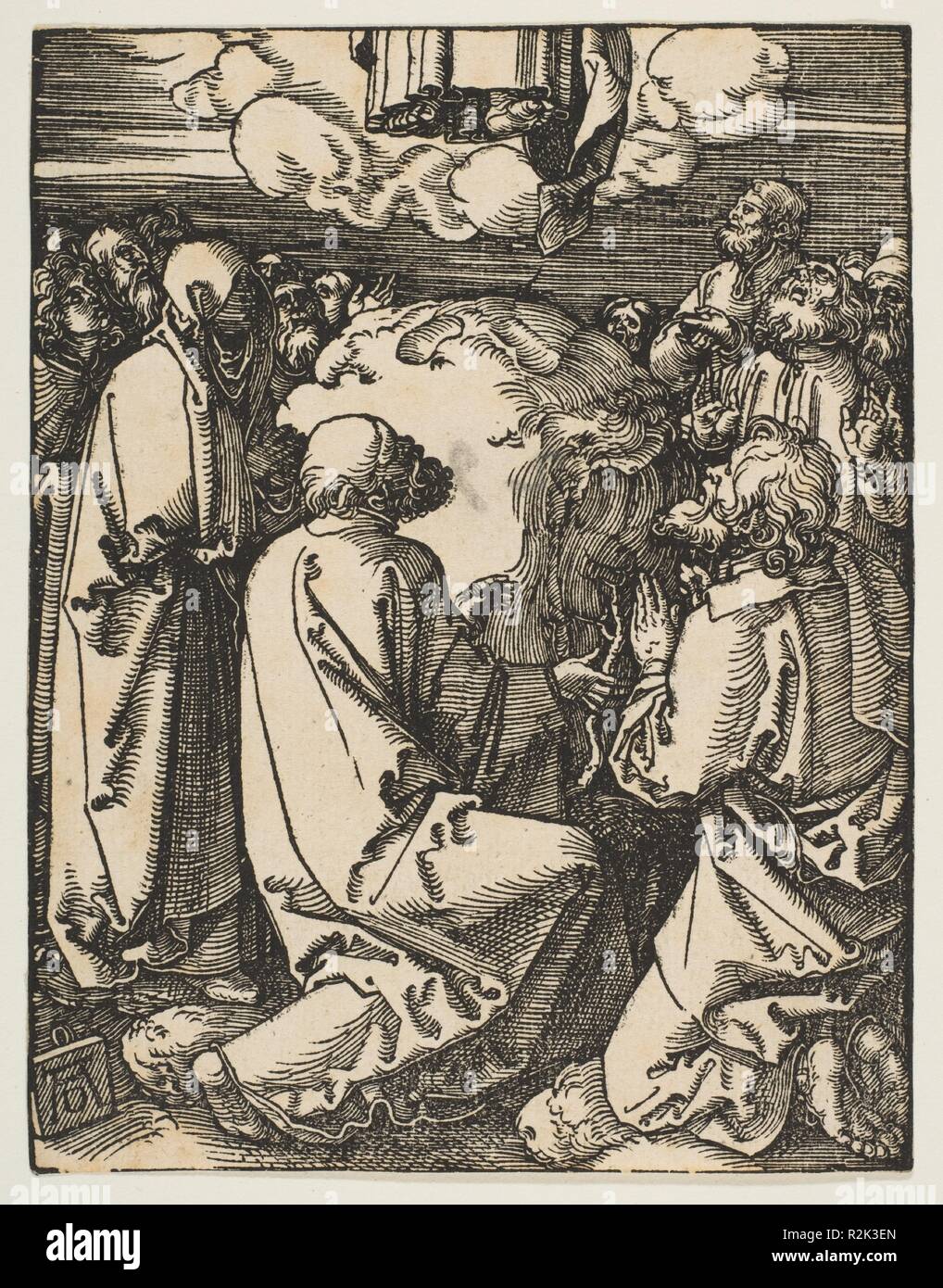 L'Ascensione, dal piccolo passione. Artista: Albrecht Dürer (Tedesco, 1471-1528 Norimberga Norimberga). Dimensioni: foglio: 5 1/16 x 3 7/8 in. (12,9 x 9,9 cm). Data: ca. 1510. Museo: Metropolitan Museum of Art di New York, Stati Uniti d'America. Foto Stock L'Ascensione, dal piccolo passione. Artista: Albrecht Dürer (Tedesco, 1471-1528 Norimberga Norimberga). Dimensioni: foglio: 5 1/16 x 3 7/8 in. (12,9 x 9,9 cm). Data: ca. 1510. Museo: Metropolitan Museum of Art di New York, Stati Uniti d'America. Foto Stock