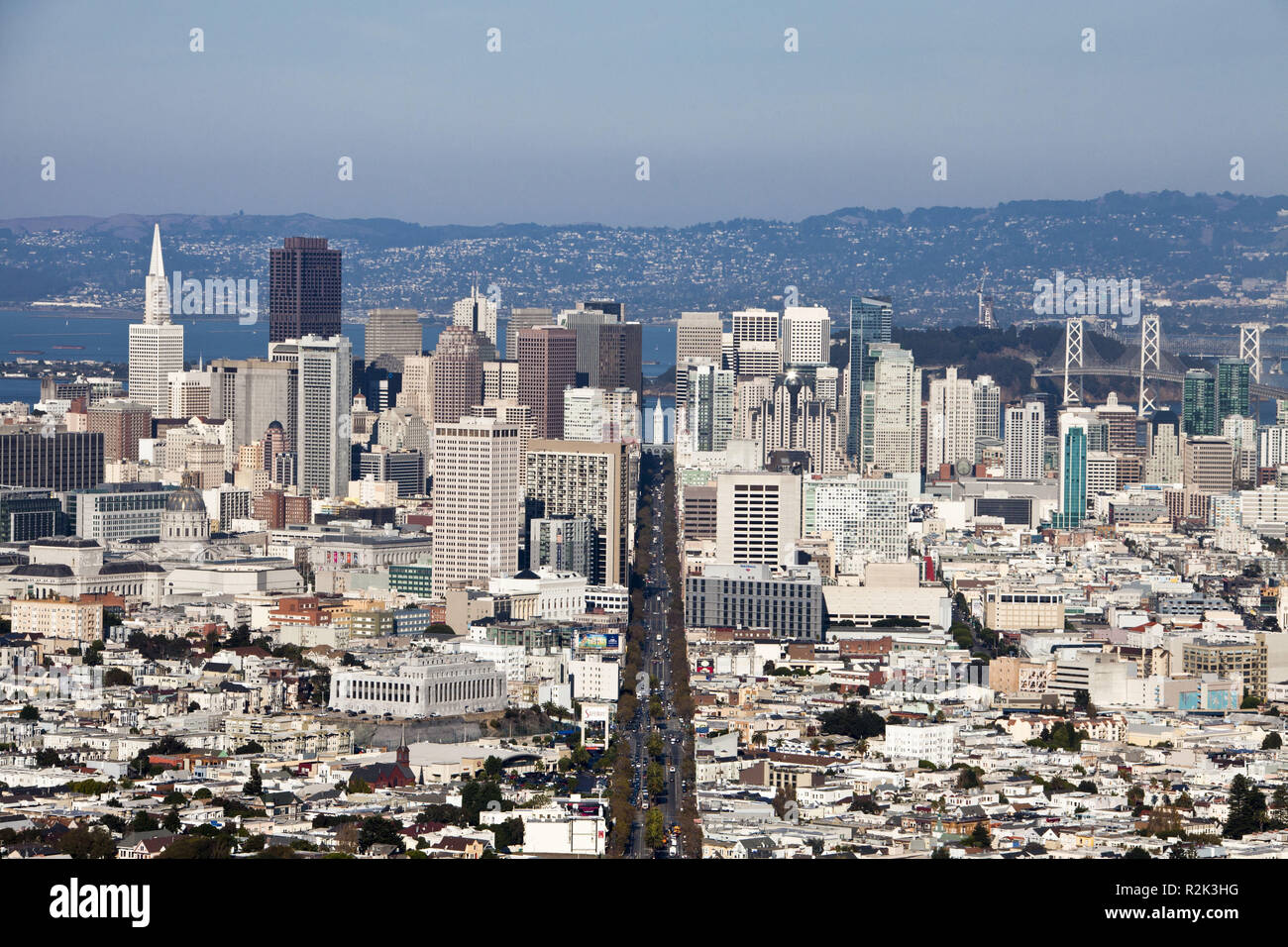 Stati Uniti, California, San Francisco, Market Street, Foto Stock