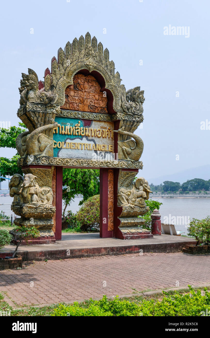 Thailandia, Triangolo d Oro Foto Stock