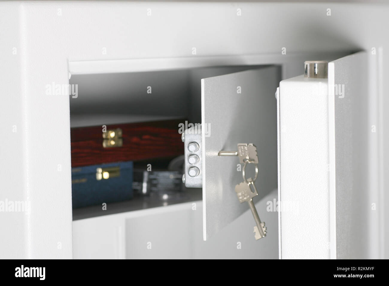 Vassoio in acciaio Foto Stock