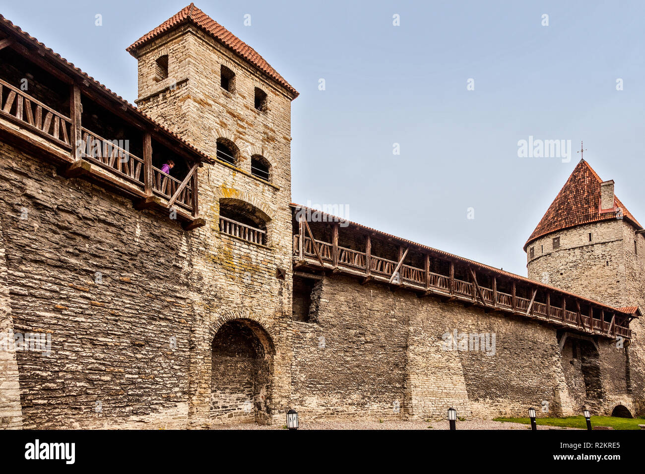 La torre di Sauna Tallinn Estonia Foto Stock