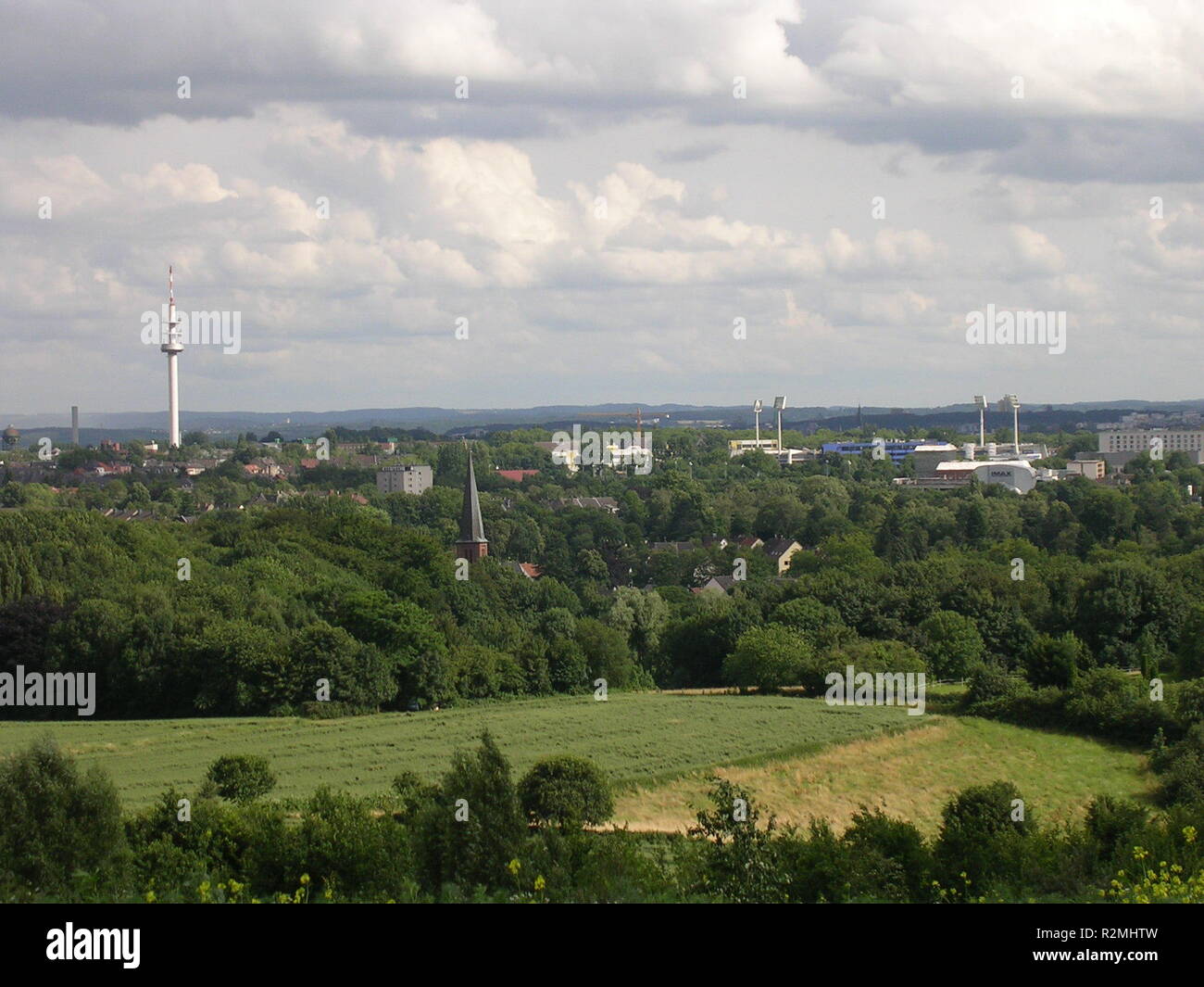 Bochum - la Ruhr Stadio della distanza Foto Stock