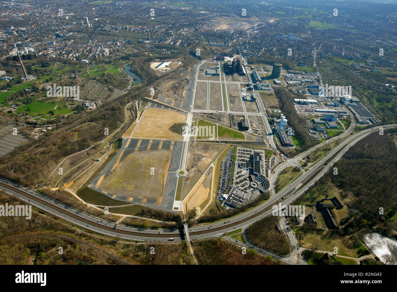 Phoenix West, Hoesch, Dortmund, la zona della Ruhr, Renania settentrionale-Vestfalia, Germania, Europa Foto Stock