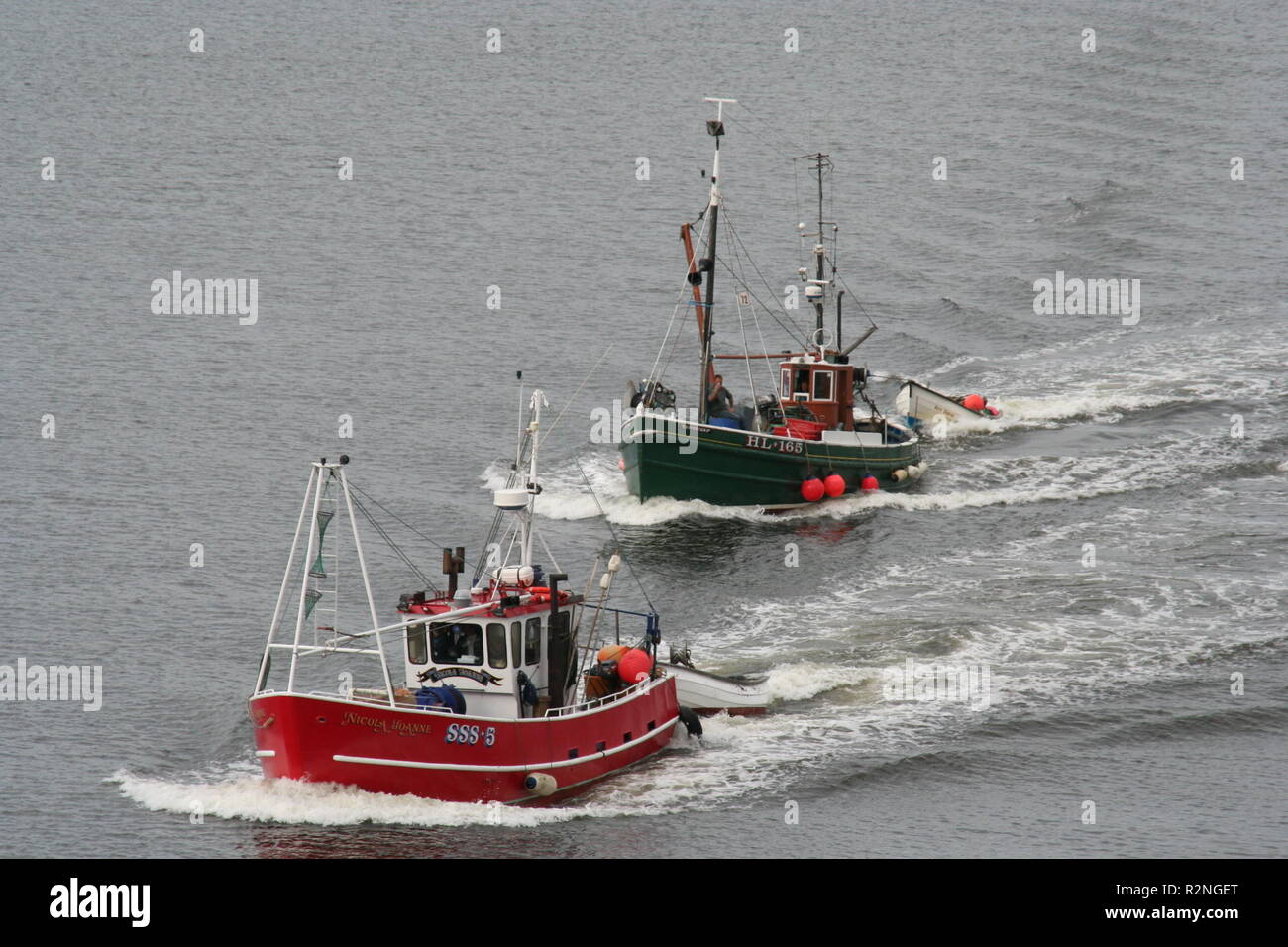 Barche da pesca Foto Stock