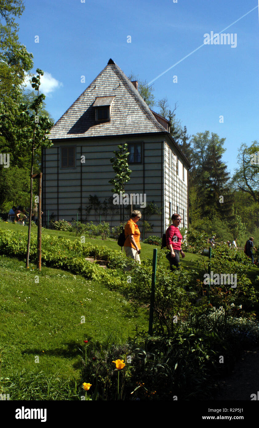 Il Goethe garden house Foto Stock