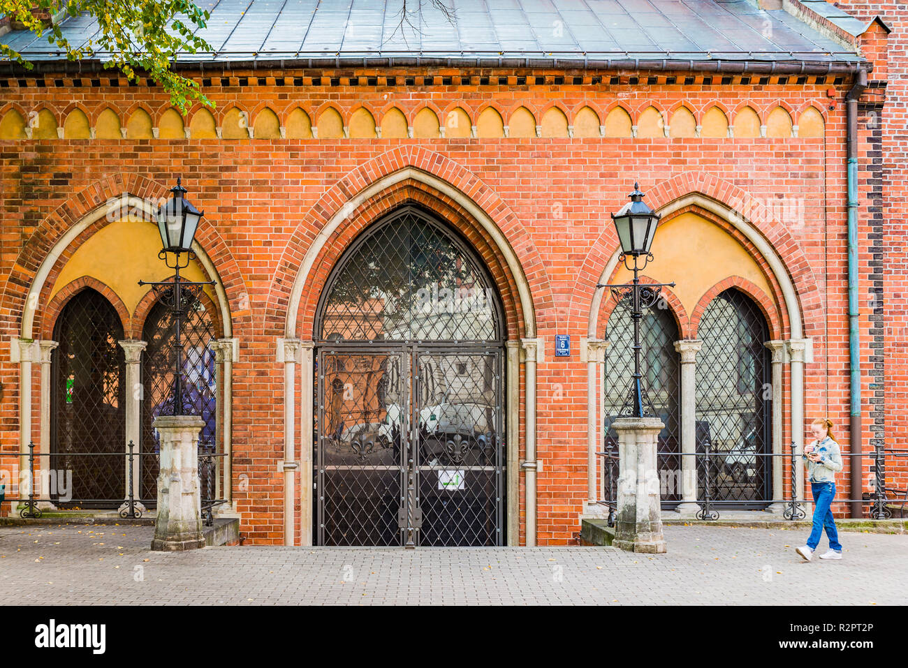 Ingresso alla Cattedrale di Riga è la evangelica cattedrale luterana. La cattedrale è uno dei più riconoscibili punti in Lettonia Riga, Lettonia, Foto Stock