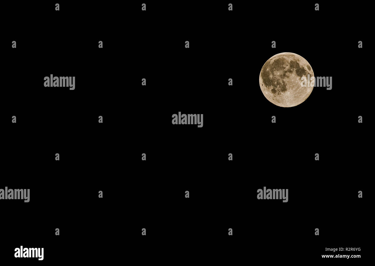 Luna piena Foto Stock