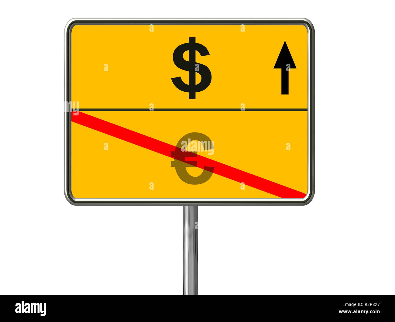 Euro - Dollaro Foto Stock