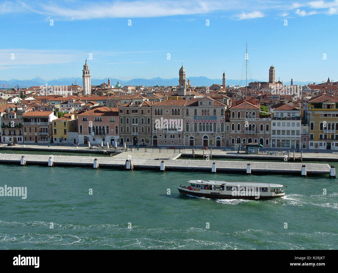 Vista su Venezia nelle prime ore del mattino Foto Stock