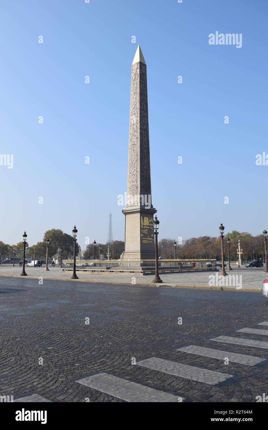 La Torre Eiffel, Parigi, Francia Foto Stock