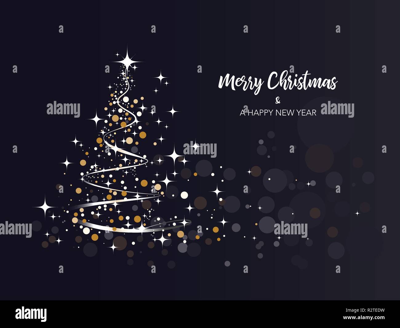 Buon Natale Sfondo.Luminosita Albero Di Natale Sfondo Buon Natale Illustrazione Vettoriale Immagine E Vettoriale Alamy