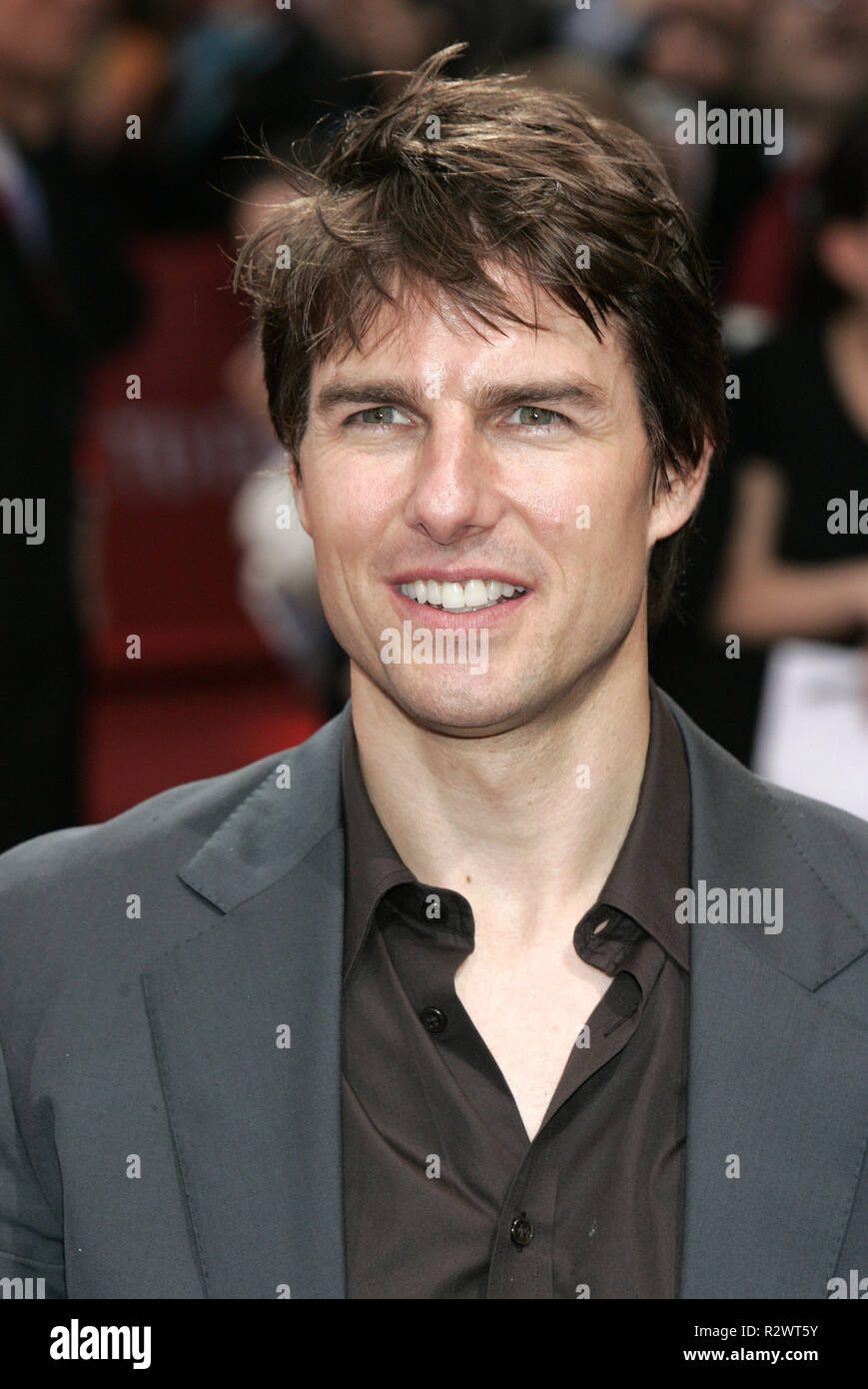 TOM CRUISE LA GUERRA DEI MONDI PREMIER ber Berlin Germania 14 giugno 2005 Foto Stock