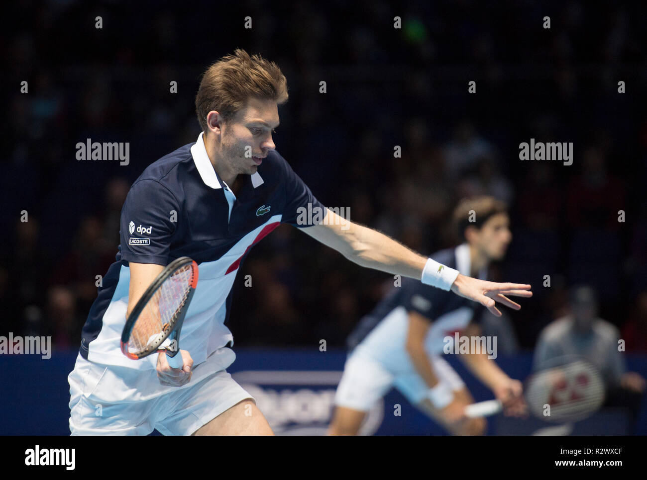 O2, London, Regno Unito 18 novembre 2018. Nitto ATP Finals Giorno 8 raddoppia la partita finale. Credito: Malcolm Park/Alamy. Foto Stock