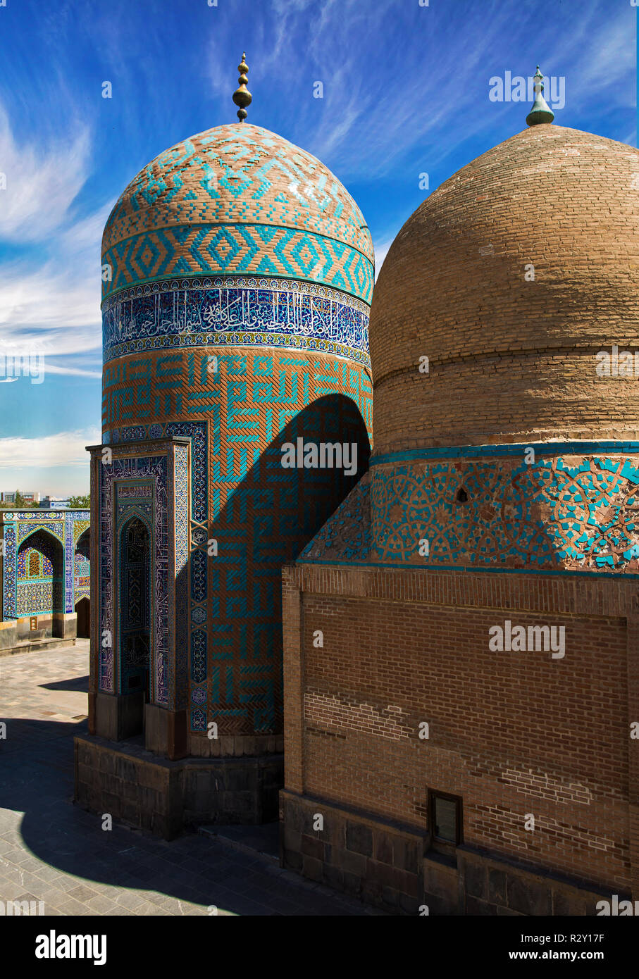 Sheikh Safi al-DIN Khānegāh e Sacrario Ensemble è la tomba di Sheikh Safi-ad-din Ardabili situata ad Ardabil, Iran. Patrimonio dell'umanità dell'UNESCO. Foto Stock