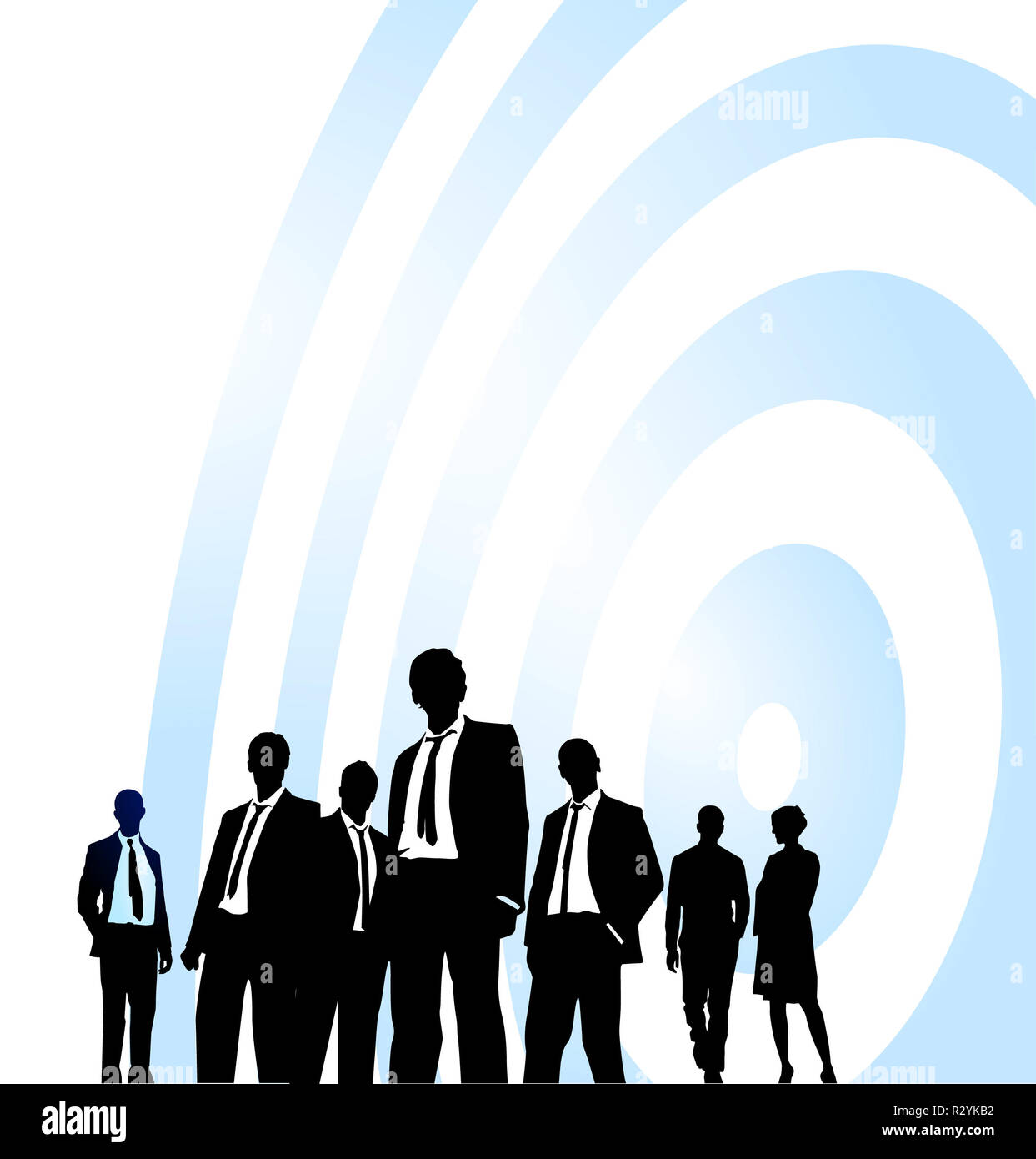 fissare degli obiettivi Foto Stock