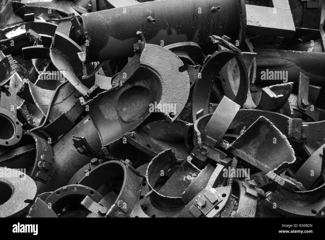 Arbed, acciaierie e Metallurgie, tubi, fabbrica, Lussemburgo, Foto Stock