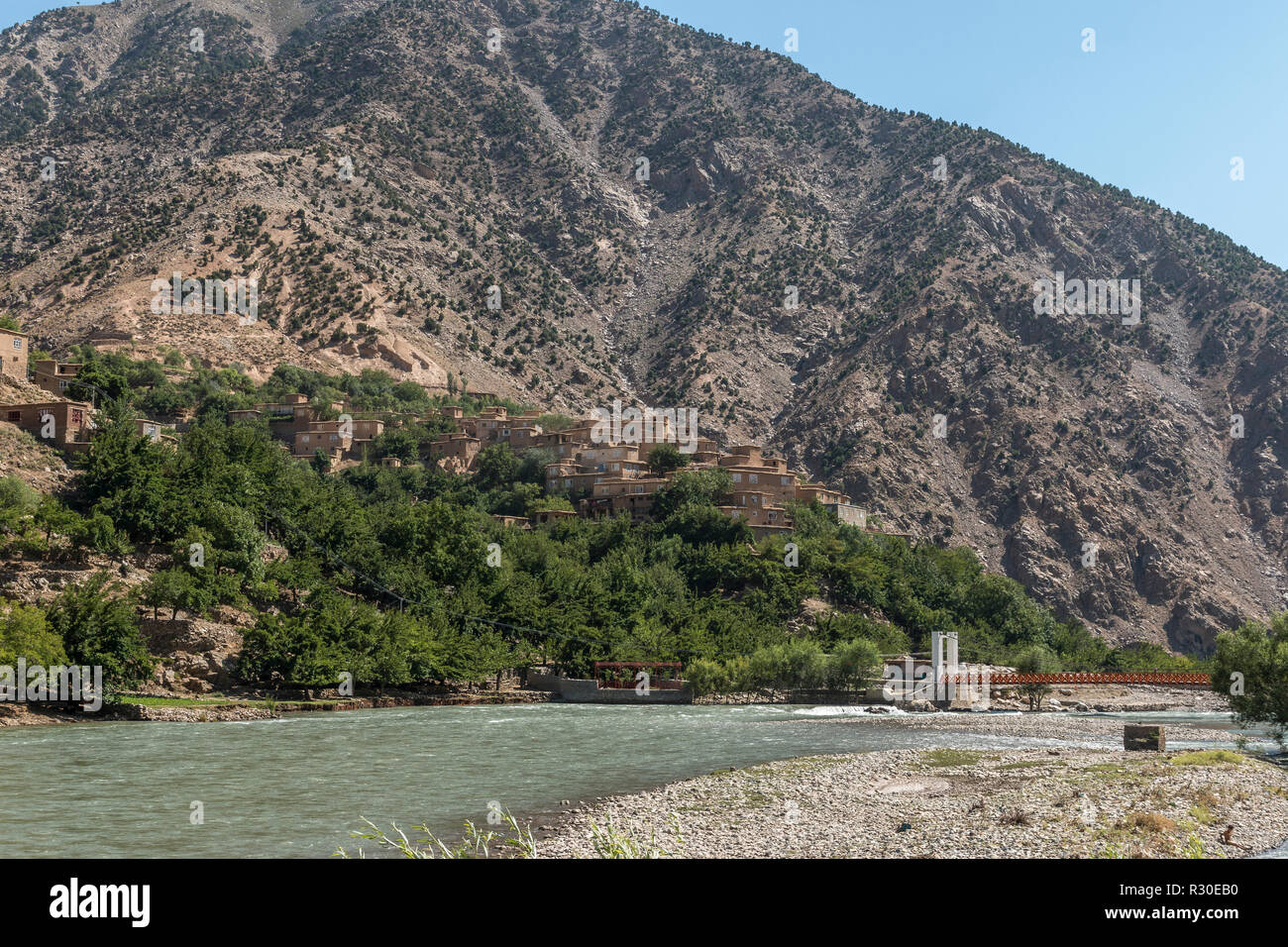 Il Panjshir Valley, Afghanistan Foto Stock