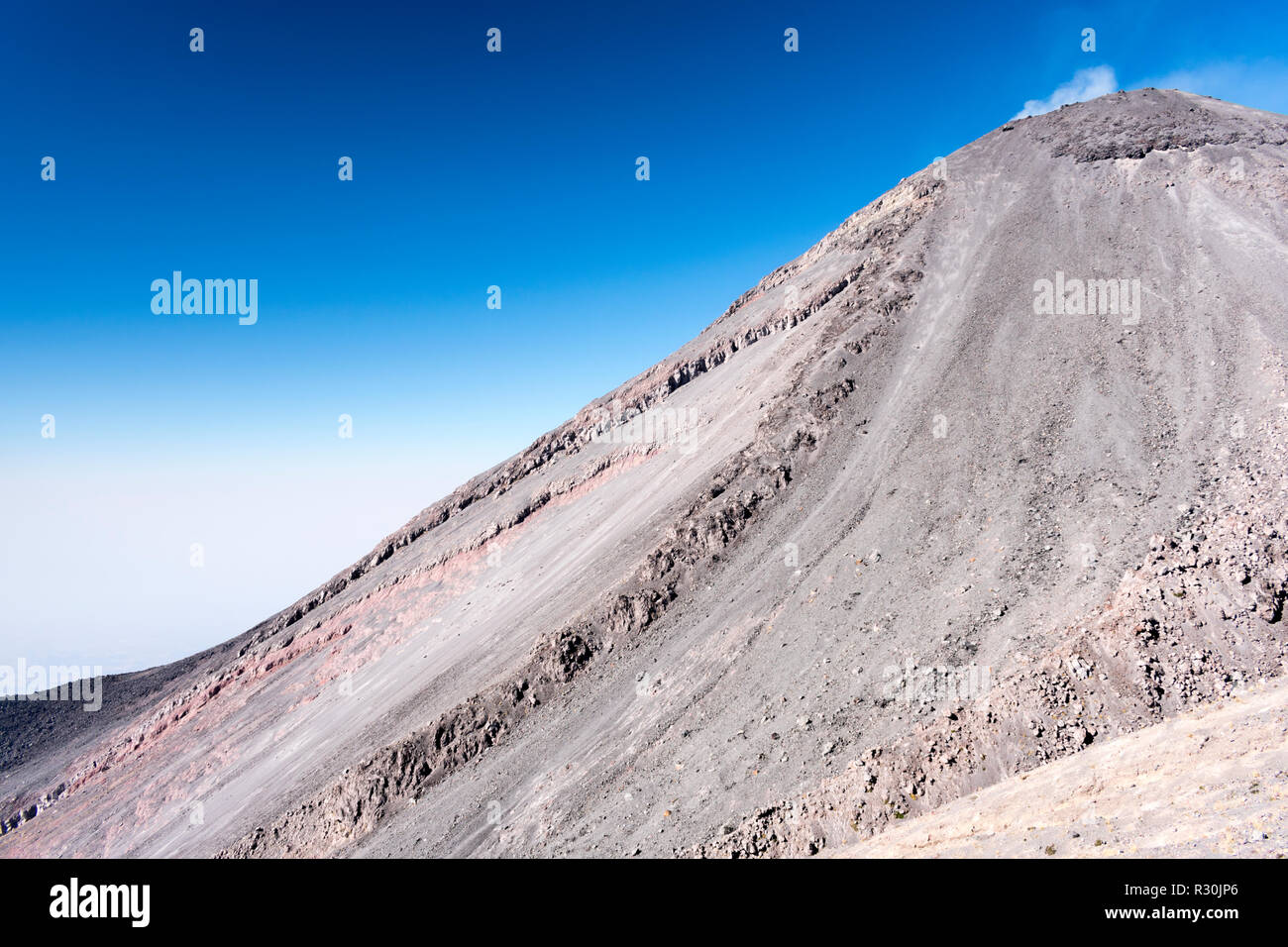Volcan de Colima/Volcan de Fuego Foto Stock