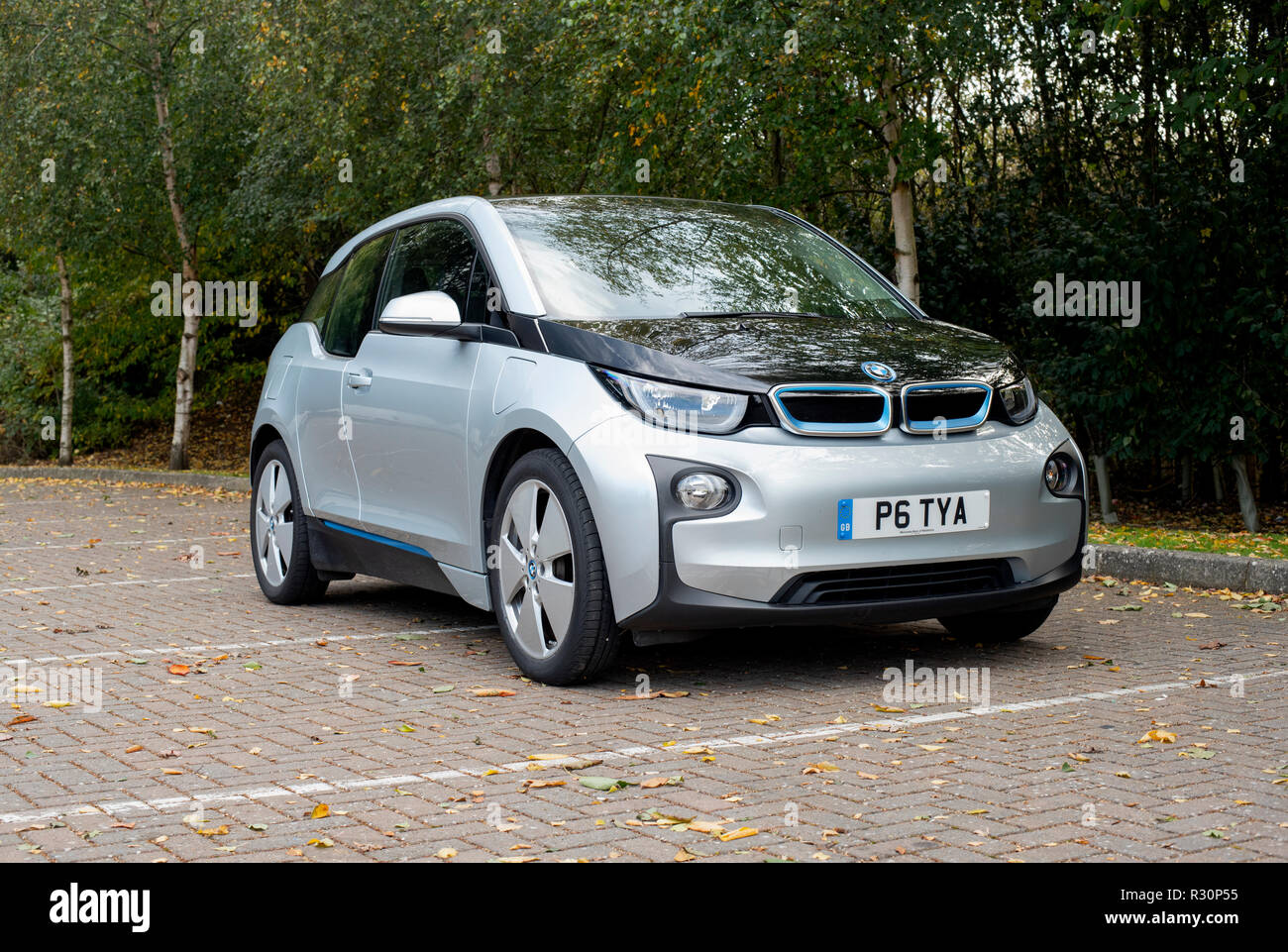 2015 BMW i3 Range Extender auto elettrica Foto Stock