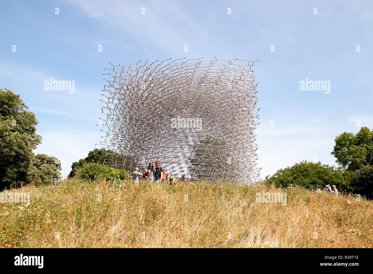 Londra - Jun 24: l'alveare, una struttura in alluminio si trova a Kew Gardens a giugno 24, 2018 a Londra, Regno Unito. Foto Stock