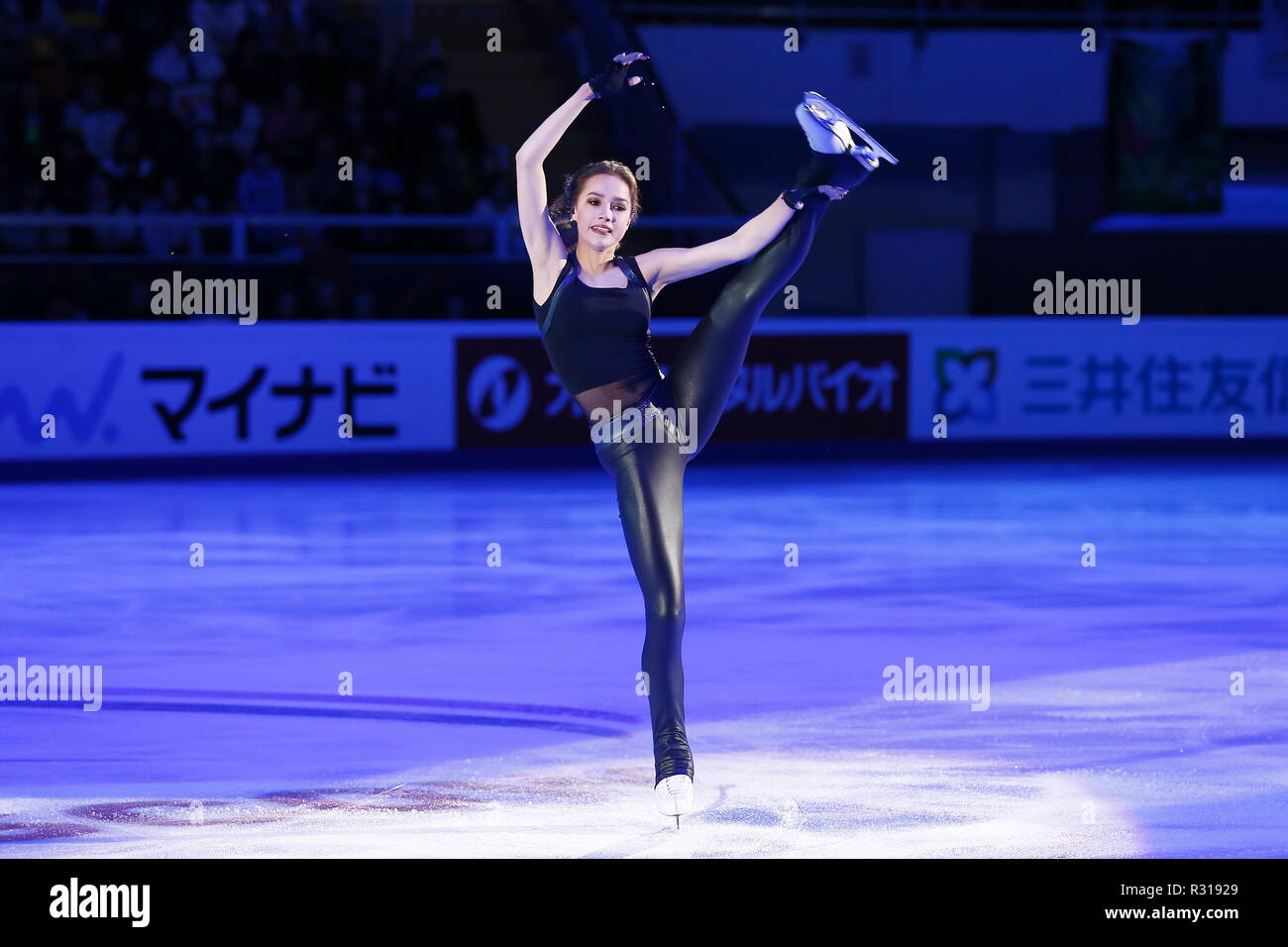 Mosca, Russia. Xviii Nov, 2018. Alina Zagitova (RUS) Pattinaggio di Figura : ISU Grand Prix di Pattinaggio di Figura 2018/2019 "ISU GP Rostelecom Cup 2018' Exhibition Gala al Megasport Arena di Mosca, Russia . Credito: Mutsu Kawamori/AFLO/Alamy Live News Foto Stock