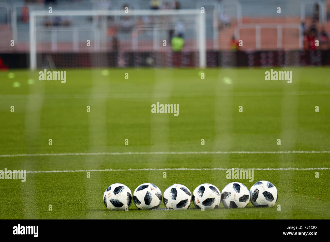 Mendoza, Argentina. Xx Nov 2018. Argentina vs México, amichevole partita di calcio tra entrambi selezionati, Malvinas Argentinas Stadium di Mendoza Credito: Alexis Lloret/Alamy Live News Foto Stock