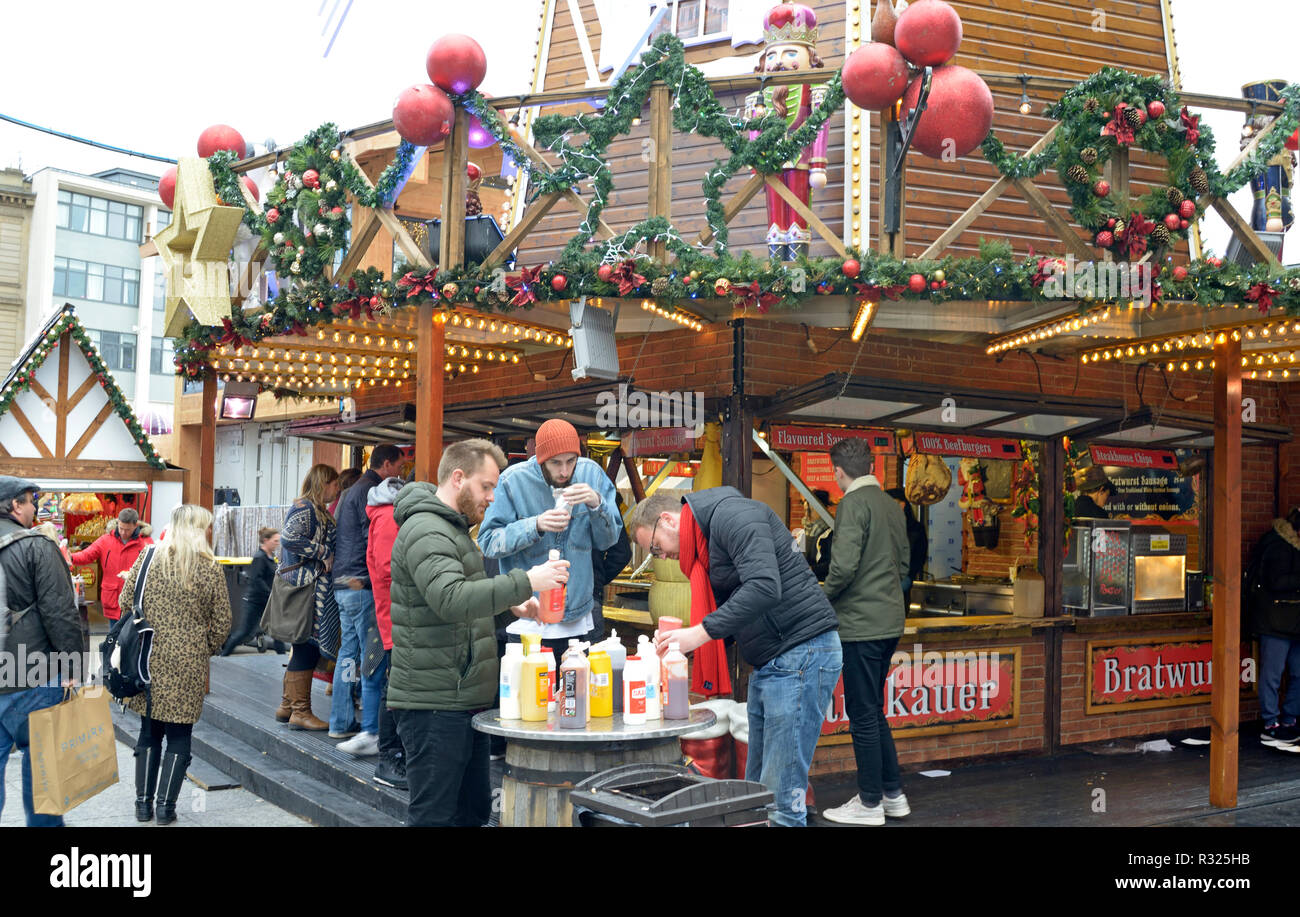 Winter Wonderland, Nottingham Foto Stock