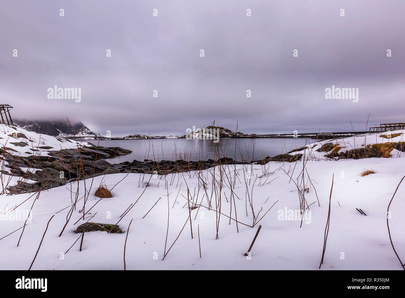 Viaggio nelle Isole Lofoten in Norvegia Foto Stock