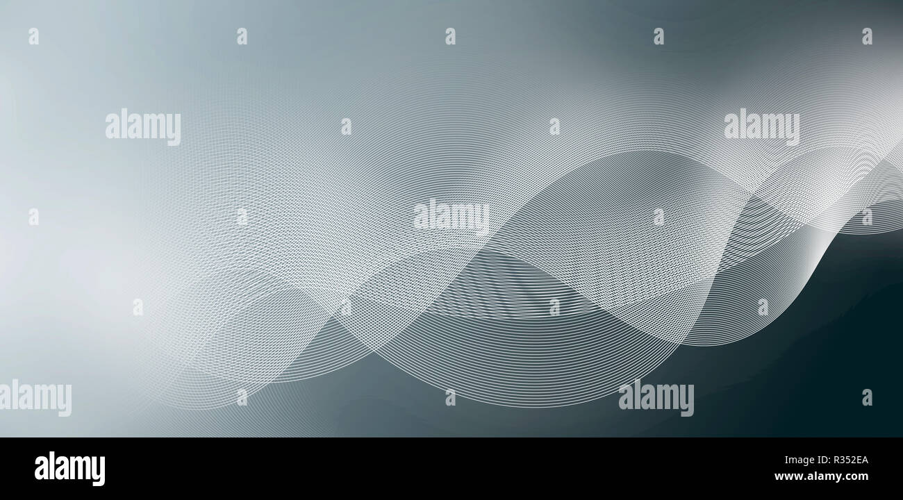 Linee onde vibes design Foto Stock