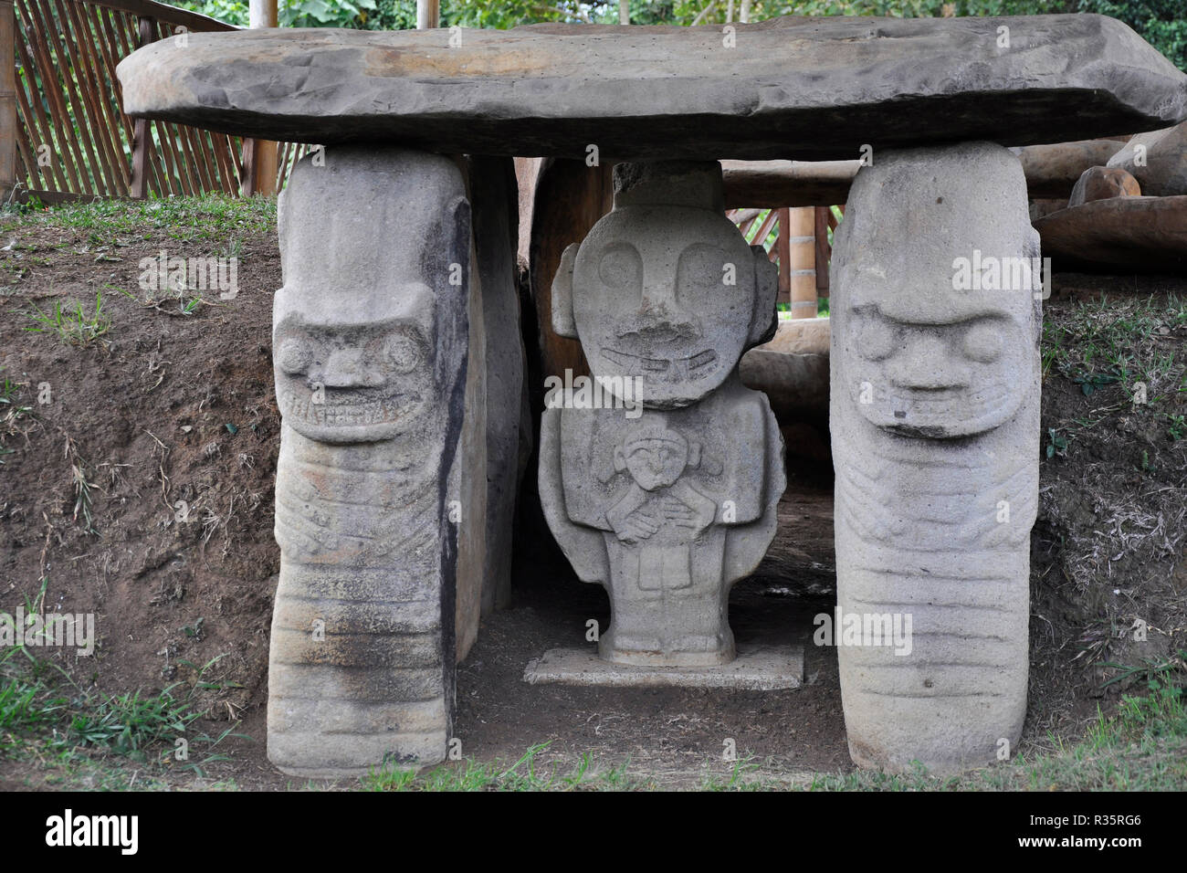 La Colombia, San Agustin, parco archeologico Foto Stock