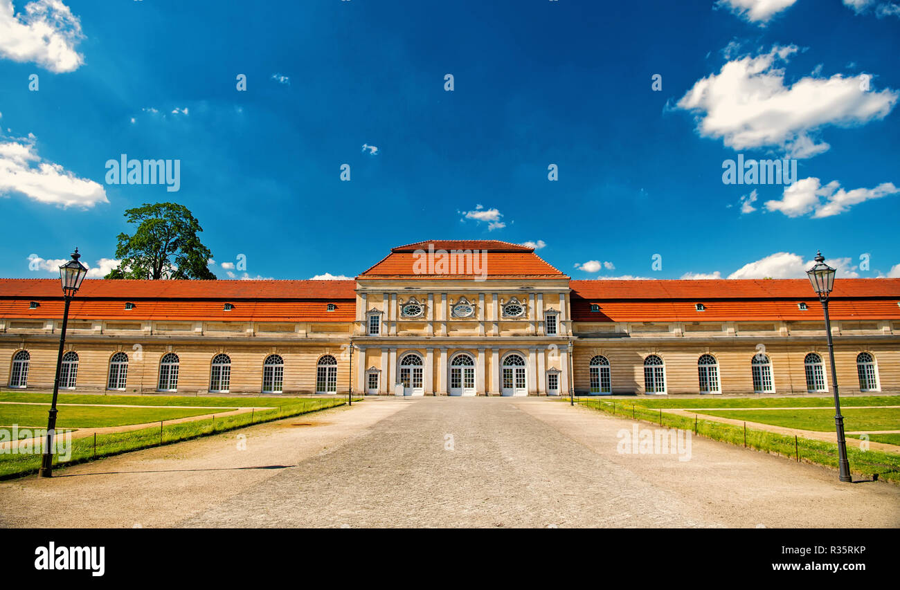 Il palazzo di Charlottenburg e il giardino a Berlino in Germania il museo storico Foto Stock