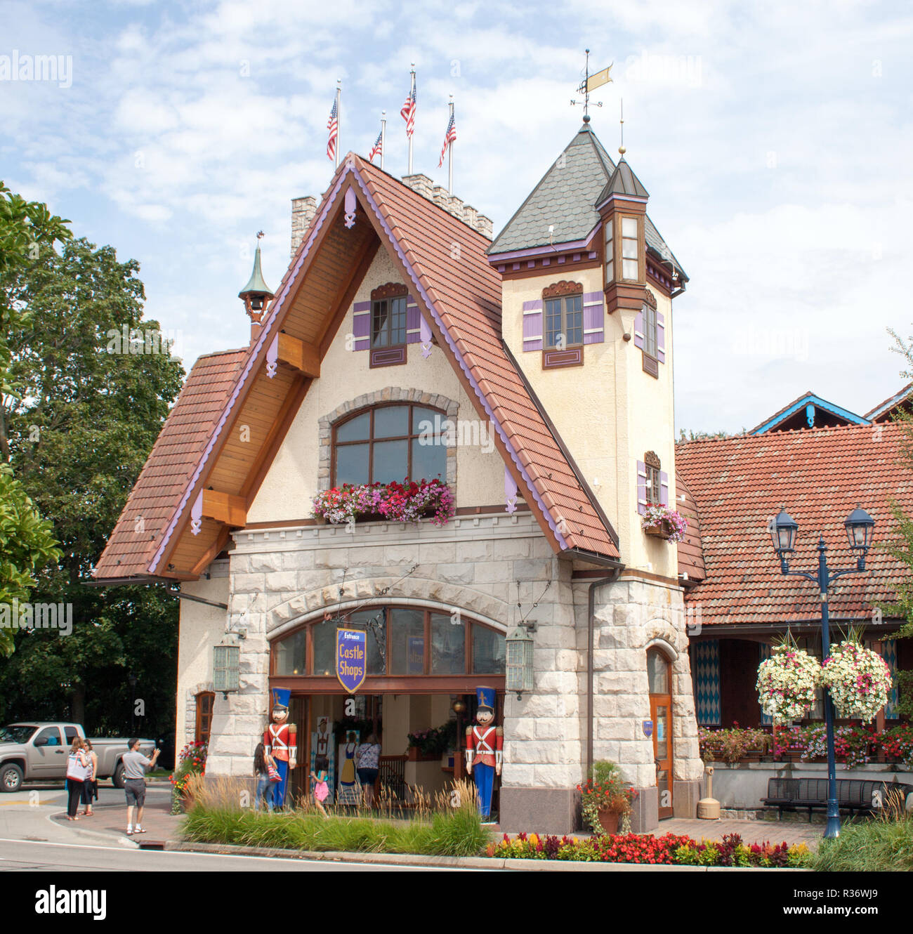 Il Castello Shop in Frankenmuth, Michigan Foto Stock