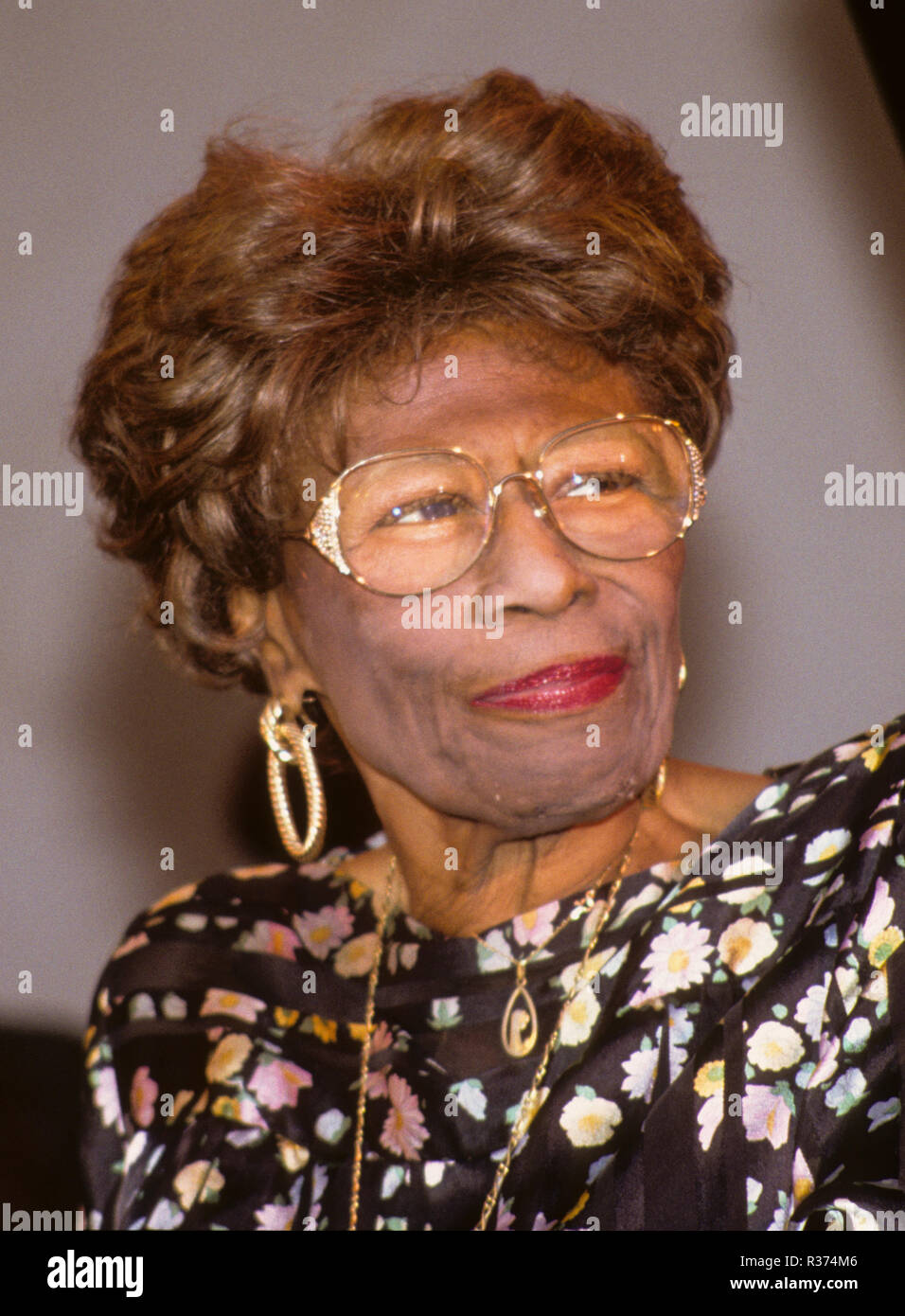 ELLA FITZGERALD American jazz cantante a Stoccolma Foto Stock