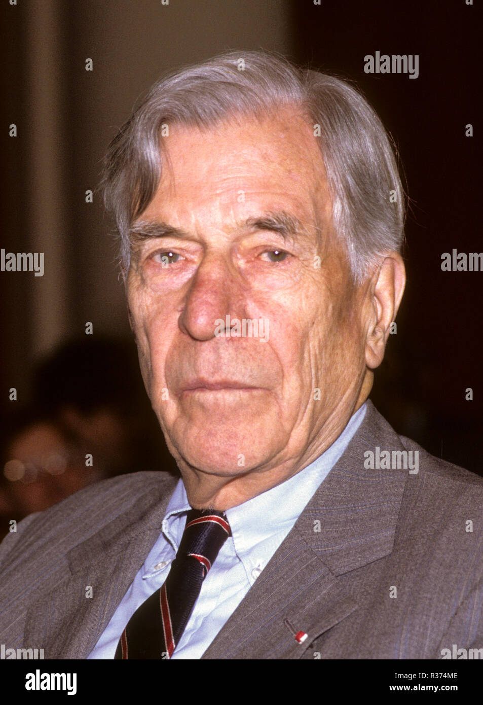 JOHN K GALBRAITH economista e premio Nobel per la pace dal Canada, Stati Uniti d'America Foto Stock