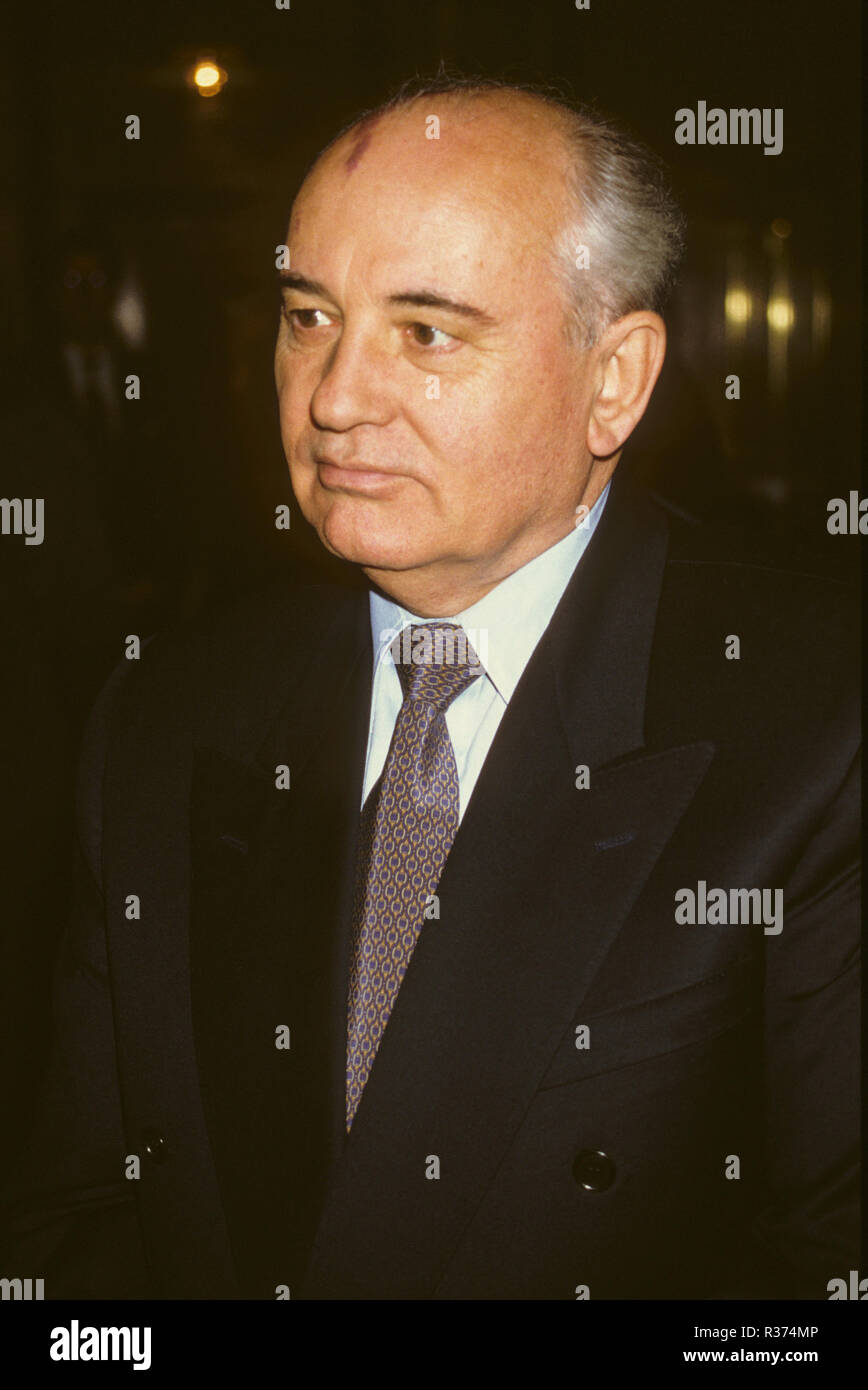 MIKHEIL GORBACHEV ex leader sovietico a Stoccolma Foto Stock