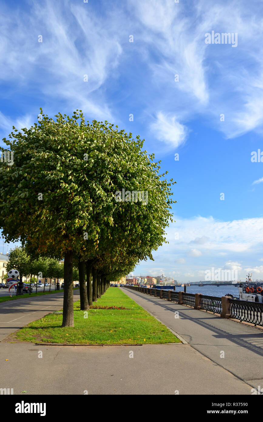 Il tenente Schmidt embankment Foto Stock