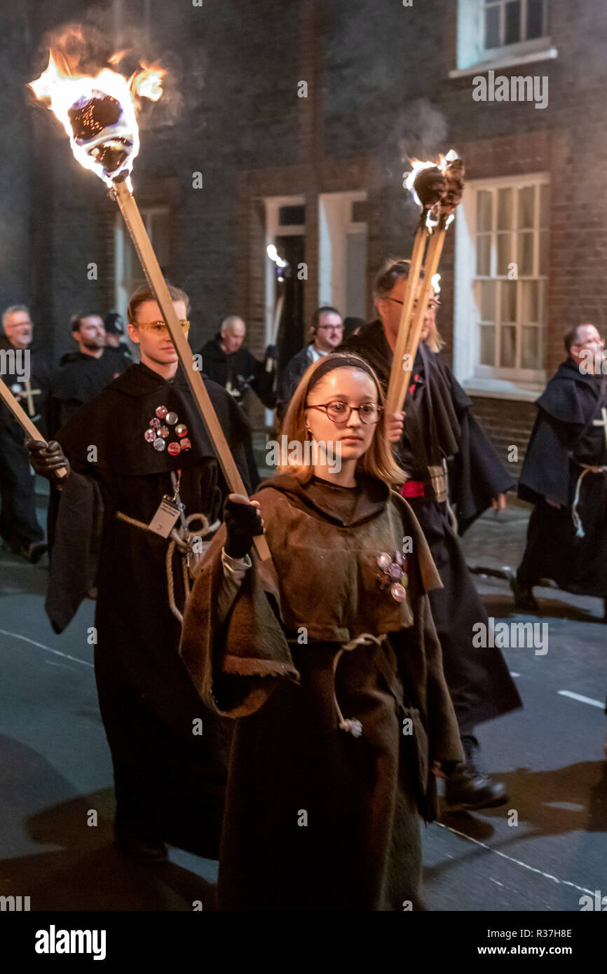 Lewes falò 2018 Foto Stock