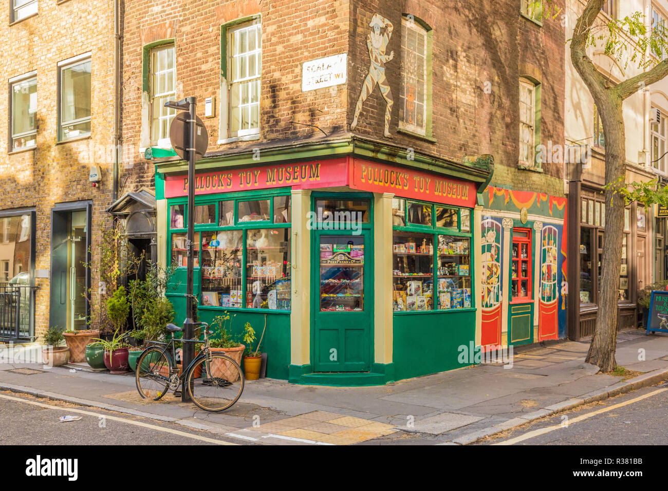 Una tipica vista in Londra Foto Stock