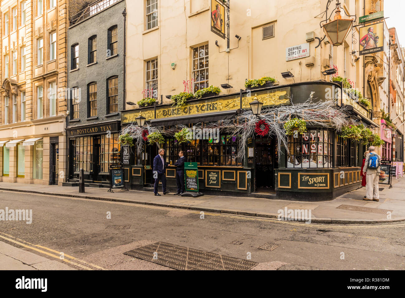 Una tipica vista in Londra Foto Stock